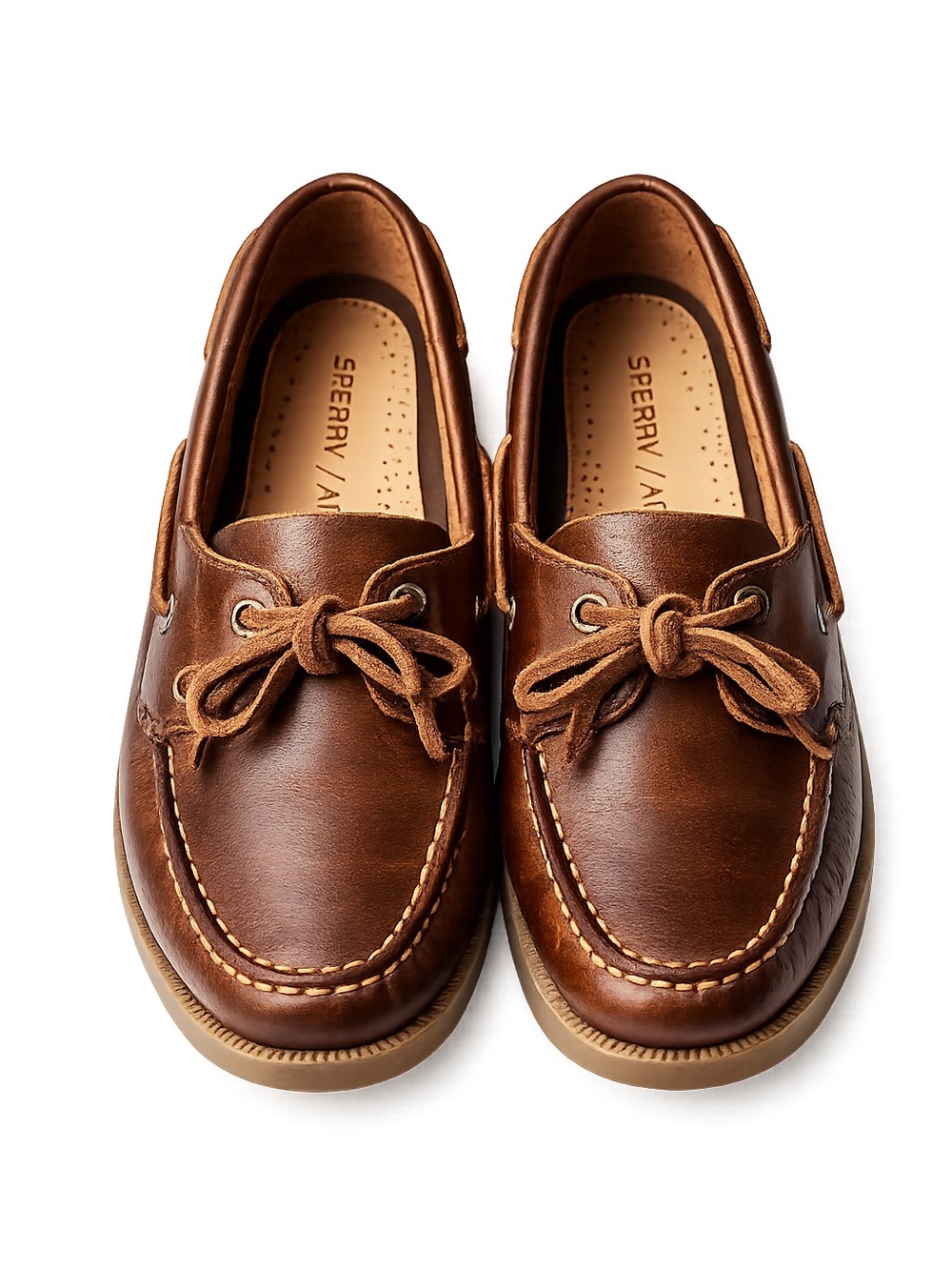 Sperry Men's Chestnut Leather Boat Shoes